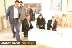 بازدید فرماندار، شهردار،رئیس آموزش پرورش و جمعی از مدیران شهرستان قائمشهر از مرکز حضرت فاطمه(س) 2