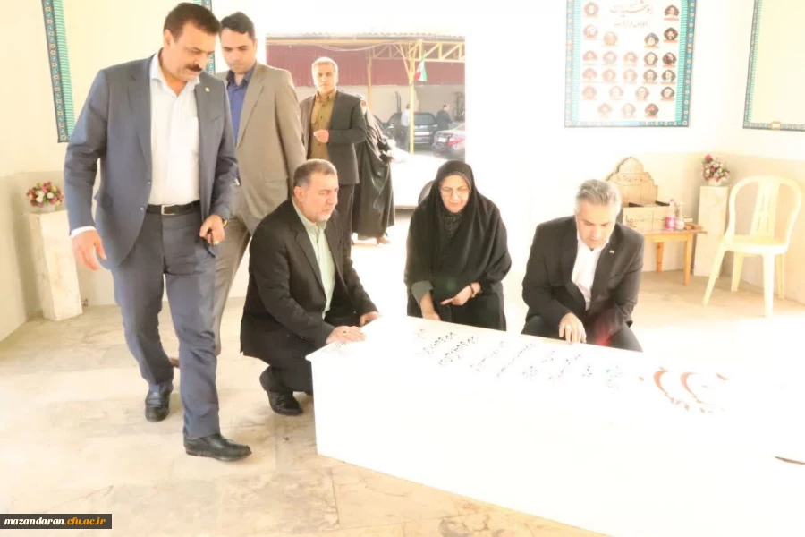 بازدید فرماندار، شهردار،رئیس آموزش پرورش و جمعی از مدیران شهرستان قائمشهر از مرکز حضرت فاطمه(س) 2