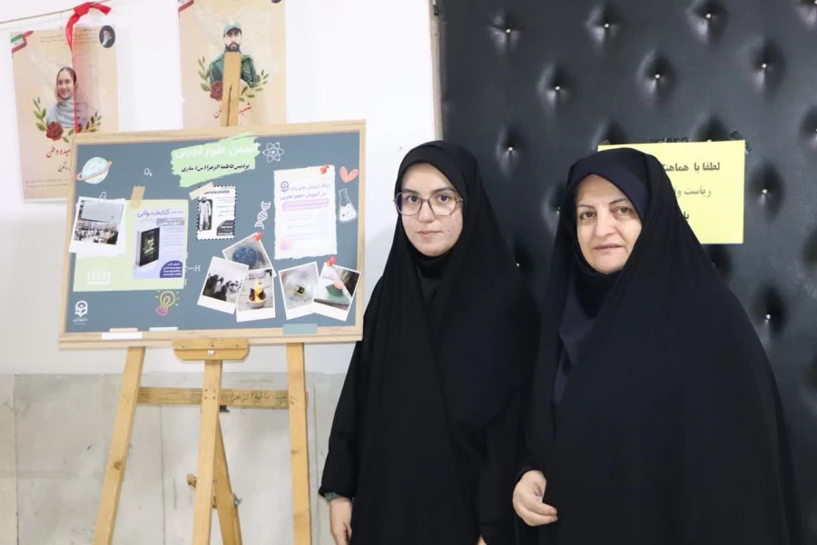 نمایشگاه فعالیت های یک ساله انجمن ها و کانون های پردیس فاطمه الزهرا(س) ساری 2