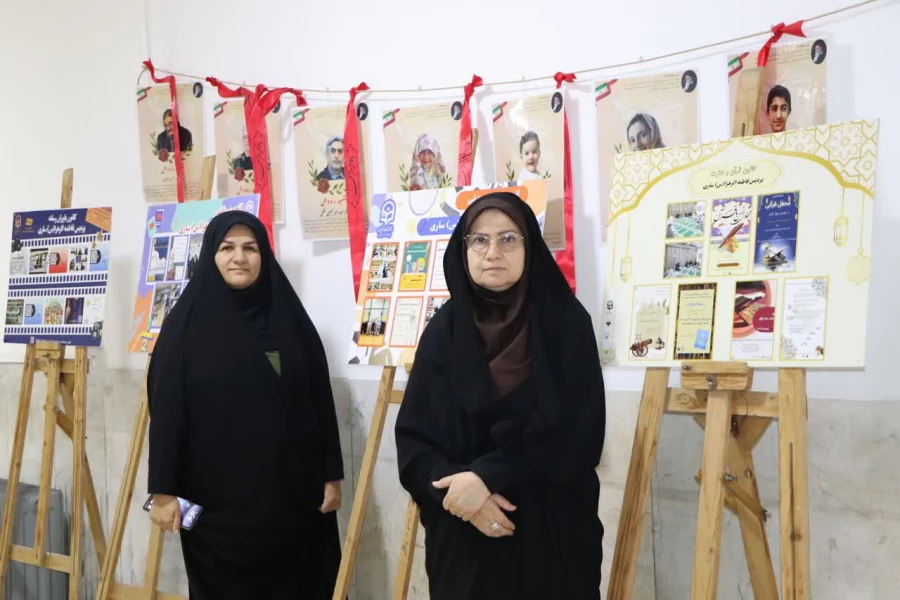 نمایشگاه فعالیت های یک ساله انجمن ها و کانون های پردیس فاطمه الزهرا(س) ساری 2