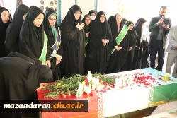 دانشگاه فرهنگیان مرکز حضرت فاطمه(س) قائمشهر در ایام فاطمیه به شمیم یکی از شهدای گمنام، معطر شده است. 2