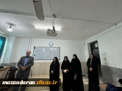 بازدید رئیس دانشگاه فرهنگیان مازندران از کلاس های آموزشی پردیس فاطمه الزهرا(س) ساری 2
