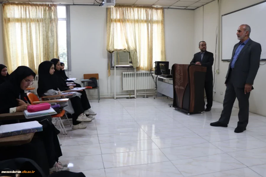 بازدید لطف الله مهدوی رئیس دانشگاه فرهنگیان مازندران از مرکز حضرت فاطمه(س)قائمشهر 2