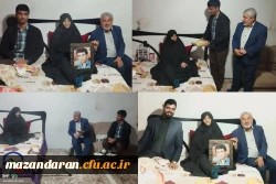 دیدار دانشجومعلمان بسیجی پردیس دکتر شریعتی ساری با خانواده های معظم شهدا
 3