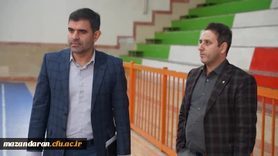 بازدید مسئولان دانشگاه فرهنگیان مازندران از سالن های ورزشی شهر جویبار در آستانه المپیاد ورزشی دانشجومعلمان سراسر کشور
