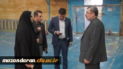 بازدید مسئولان دانشگاه فرهنگیان مازندران از سالن های ورزشی شهر جویبار در آستانه المپیاد ورزشی دانشجومعلمان سراسر کشور
 4