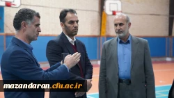 بازدید مدیرکل تربیت بدنی دانشگاه فرهنگیان از امکانات و تجهیزات ورزشی دانشگاه فرهنگیان مازندران 3