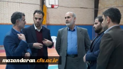 بازدید مدیرکل تربیت بدنی دانشگاه فرهنگیان از امکانات و تجهیزات ورزشی دانشگاه فرهنگیان مازندران 9