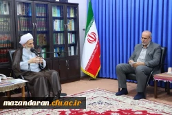 دیدار اعضای هیئت رئیسه دانشگاه فرهنگیان مازندران با آیت الله لائینی نماینده ولی فقیه در استان مازندران 2