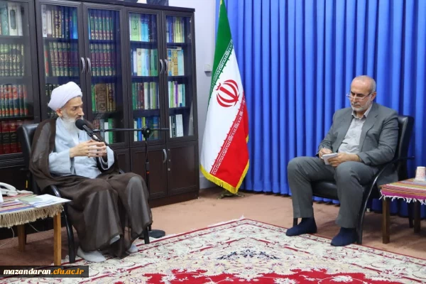 دیدار اعضای هیئت رئیسه دانشگاه فرهنگیان مازندران با آیت الله لائینی نماینده ولی فقیه در استان مازندران 2