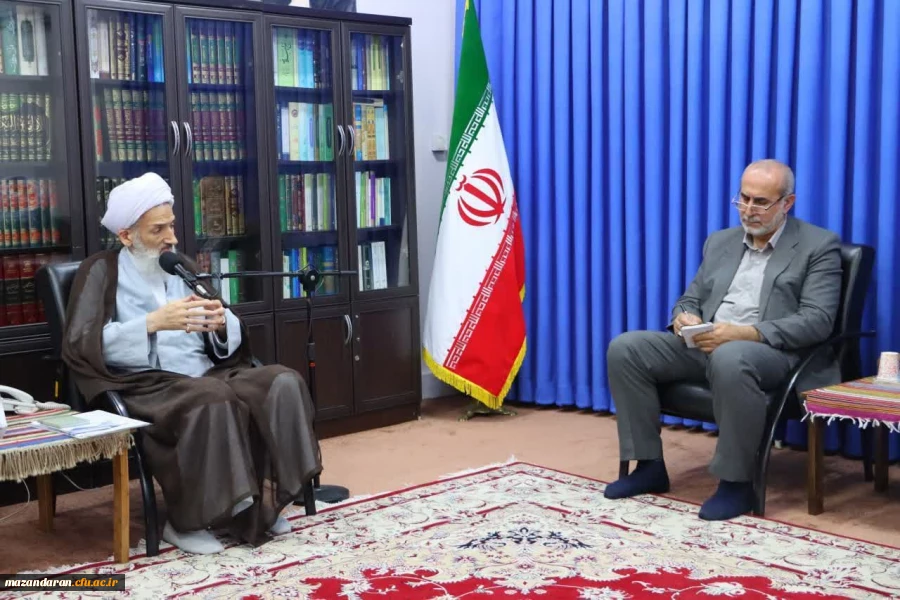 دیدار اعضای هیئت رئیسه دانشگاه فرهنگیان مازندران با آیت الله لائینی نماینده ولی فقیه در استان مازندران 2