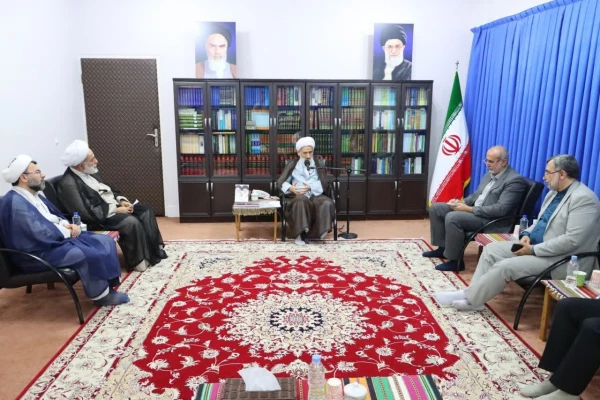دیدار اعضای هیئت رئیسه دانشگاه فرهنگیان مازندران با آیت الله لائینی نماینده ولی فقیه در استان مازندران 3