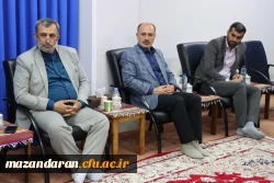 دیدار اعضای هیئت رئیسه دانشگاه فرهنگیان مازندران با آیت الله لائینی نماینده ولی فقیه در استان مازندران 4