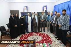 دیدار اعضای هیئت رئیسه دانشگاه فرهنگیان مازندران با آیت الله لائینی نماینده ولی فقیه در استان مازندران 6