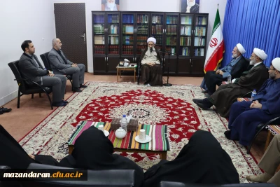 دیدار اعضای هیات رئیسه دانشگاه فرهنگیان با نماینده ولی فقیه در مازندران

