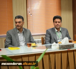 نشست معاون پژوهش و فناوری با اعضای هیأت علمی و معارفه سرپرست دانشکده علوم تربیتی دانشگاه فرهنگیان مازندران
 12