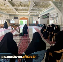 حضور دانشجومعلمان بر سر مزار شهیده نبی زاده ، معلمی که در جنگ تحمیلی دوم به شهادت رسید. 3