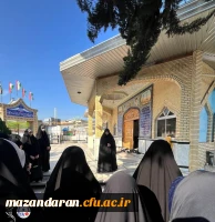 حضور دانشجومعلمان بر سر مزار شهیده نبی زاده ، معلمی که در جنگ تحمیلی دوم به شهادت رسید. 4