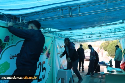 همراهی و کوشش بی وقفه عوامل اجرایی بیست و پنجمین المپیاد فرهنگی ورزشی دانشجومعلمان سراسر کشور