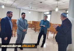 بازدید رئیس اداره نظارت و ارزیابی دانشگاه فرهنگیان مازندران از مرکز شهید رجایی بابل  3