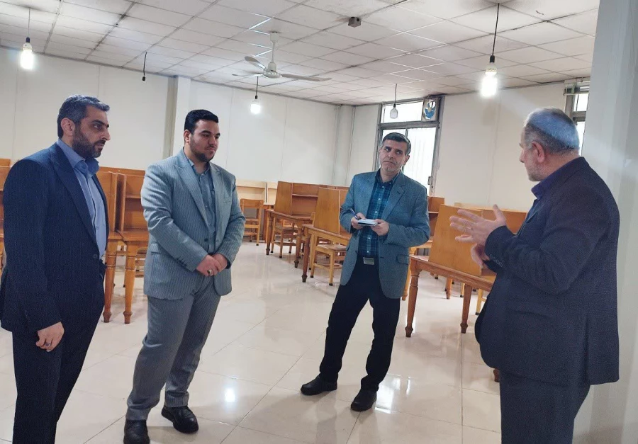 بازدید رئیس اداره نظارت و ارزیابی دانشگاه فرهنگیان مازندران از مرکز شهید رجایی بابل  3