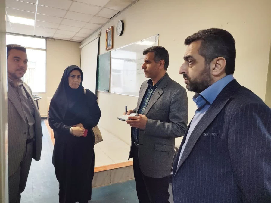 بازدید رئیس اداره نظارت و ارزیابی دانشگاه فرهنگیان مازندران از مرکز شهید رجایی بابل  11