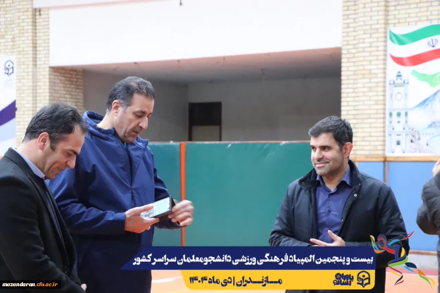 بازدید میدانی دبیرکل فدراسیون والیبال از روند آماده سازی بیست و پنجمین المپیاد فرهنگی ورزشی دانشجو معلمان سراسر کشور 2