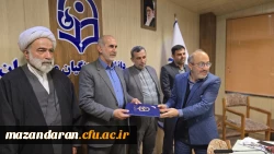 برگزاری آیین تکریم رؤسای پردیس ها و مراکز و معارفه رؤسای دانشکده های دانشگاه فرهنگیان مازندران  20