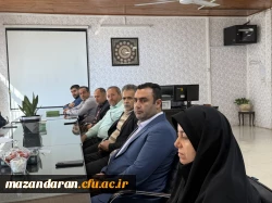 برگزاری جلسه معارفه رئیس جدید دانشکده علوم پایه در مرکز بیت الهدی آمل  4