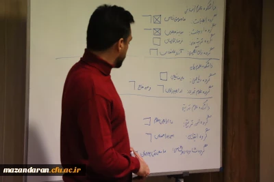 برگزاری انتخابات مدیران گروه های آموزشی دانشگاه فرهنگیان مازندران 
