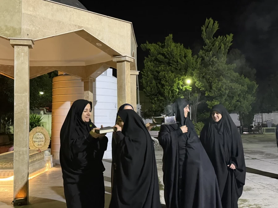 برگزاری مراسم بدرقه دانشجویان اعزامی به اردوی راهیان نور 5