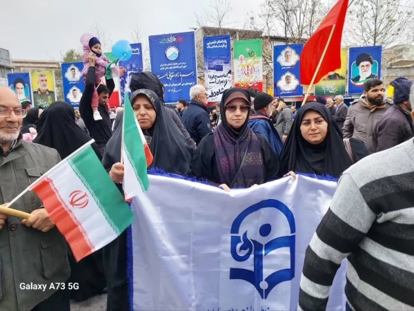 حضور ریاست دانشگاه فرهنگیان مازندران ،همکاران دانشکده علوم انسانی فاطمه الزهرا(س) در راهپیمایی ۲۲ بهمن  2