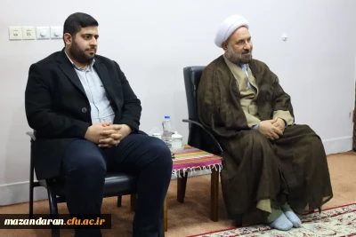 دیدار رئیس جدید دانشگاه فرهنگیان مازندران با نماینده ولی فقیه استان مازندران
