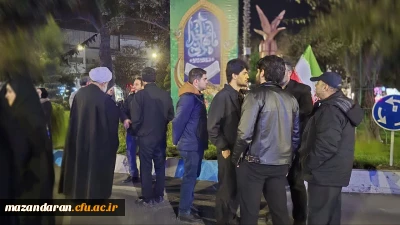 حضور اساتید، کارکنان و دانشجومعلمان دانشگاه فرهنگیان مازندران در عزای قائد امت