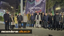 حضور اساتید، کارکنان و دانشجومعلمان دانشگاه فرهنگیان مازندران در عزای قائد امت 3