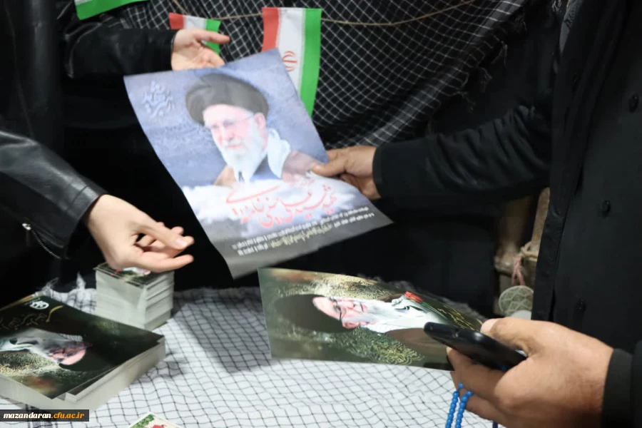 برپایی موکب «شهدای دانشجومعلم» دانشگاه فرهنگیان مازندران در شهرهای ساری، بابل، قائمشهر، نوشهر و...
 14