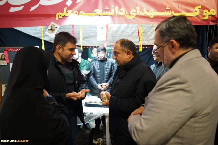 برپایی موکب «شهدای دانشجومعلم» دانشگاه فرهنگیان مازندران در شهرهای ساری، بابل، قائمشهر، نوشهر و...
 18
