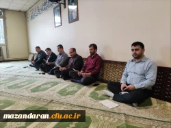 برگزاری مراسم دعای توسل با حضور مسئولین و کارکنان واحد های مختلف در نمازخانه دانشگاه فرهنگیان شهید رجایی بابل 
 3