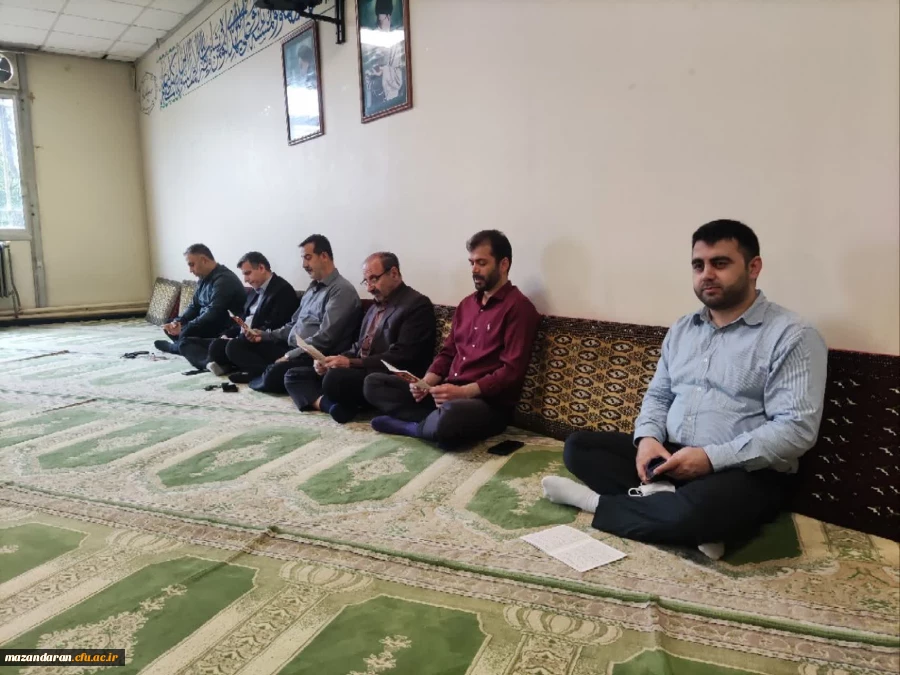 برگزاری مراسم دعای توسل با حضور مسئولین و کارکنان واحد های مختلف در نمازخانه دانشگاه فرهنگیان شهید رجایی بابل 
 3
