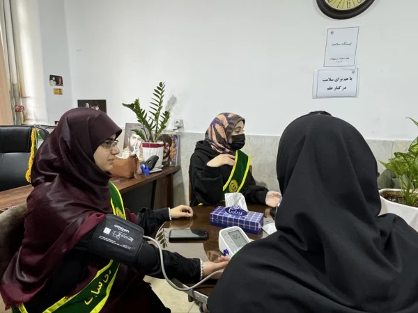 ایستگاه سلامت در دانشکده علوم انسانی به مناسبت هفته سلامت 2