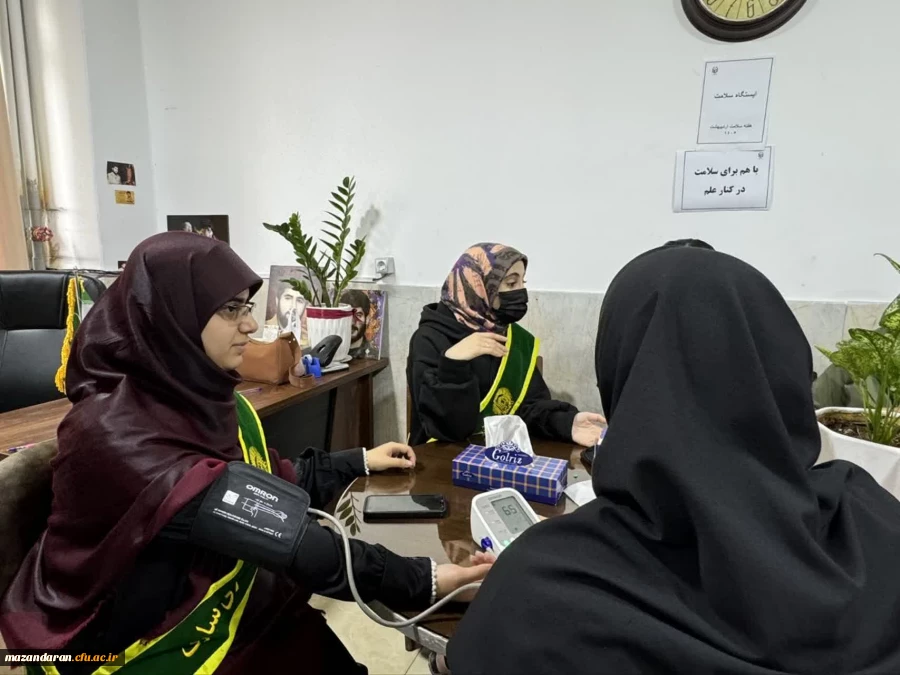 ایستگاه سلامت در دانشکده علوم انسانی به مناسبت هفته سلامت 2