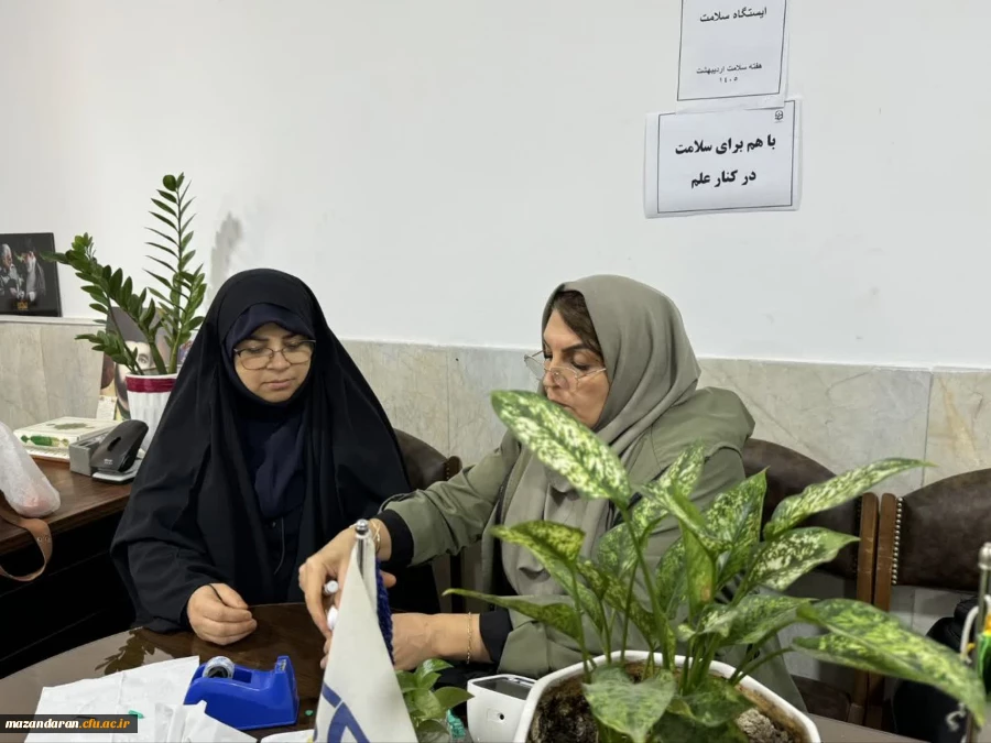 ایستگاه سلامت در دانشکده علوم انسانی به مناسبت هفته سلامت 5