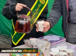 برپایی موکب پذیرایی در درب ورودی دانشکده به مناسبت ولادت امام رضا (ع)  2