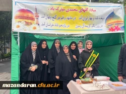 برپایی موکب پذیرایی در درب ورودی دانشکده به مناسبت ولادت امام رضا (ع)  2