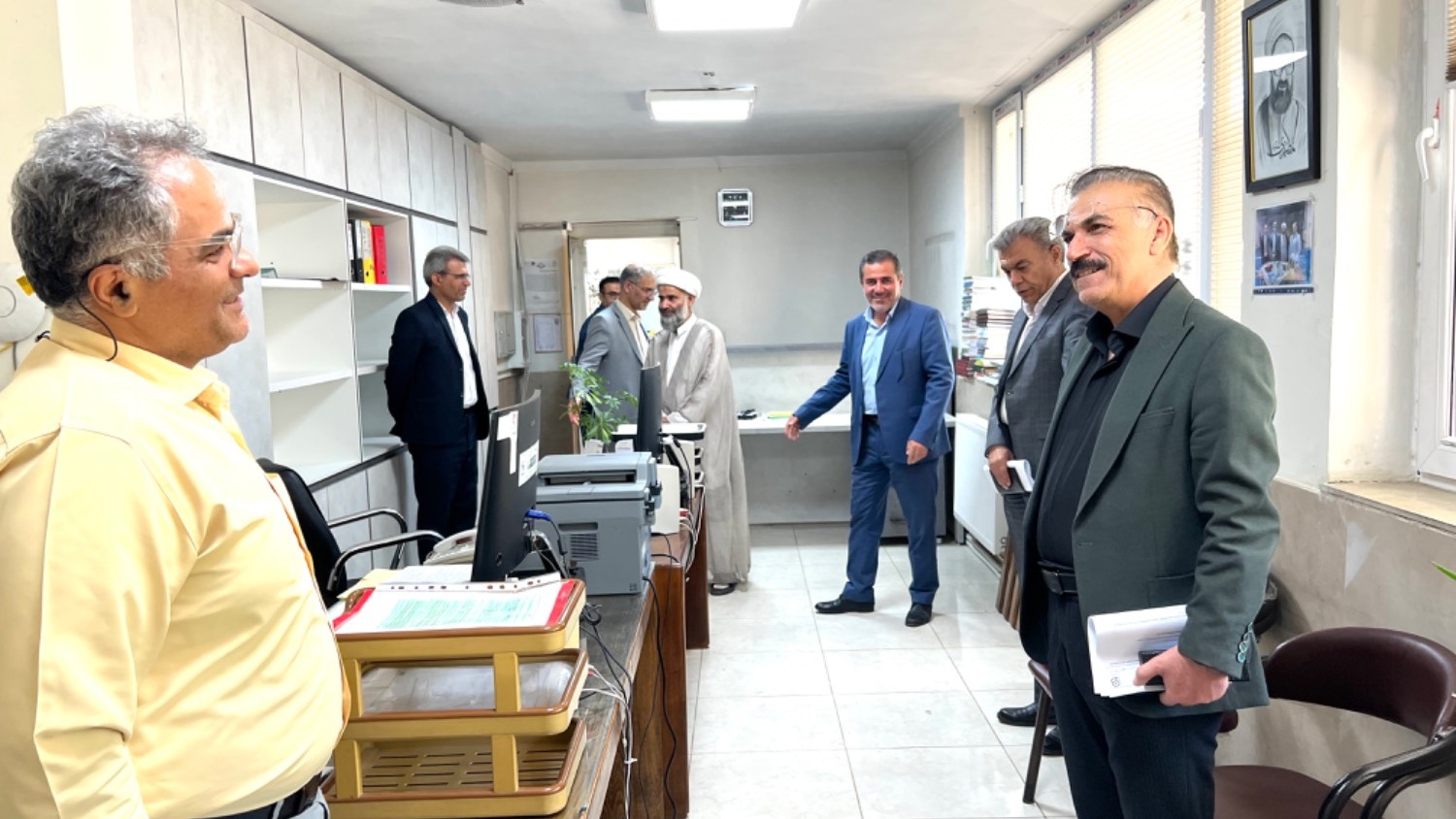 بازدید سرپرست معاونت آموزشی و تحصیلات تکمیلی از روند برگزاری امتحانات دانشگاه فرهنگیان استان قزوین